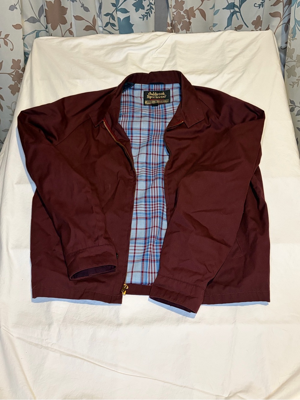 Oakbrook Burgundy Lightweight Shirt Jacket